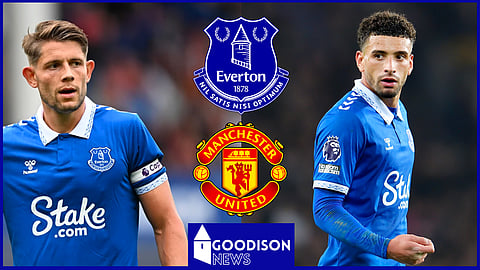 James Tarkowski and Ben Godfrey both gave away penalties as Everton lost to Man United
