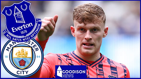 Manchester City have been linked with Everton defender Jarrad Branthwaite