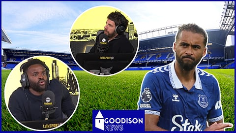 Darren Bent and Andy Goldstein sh Dominic Calvert-Lewin at Everton, compared to Michael Jordan