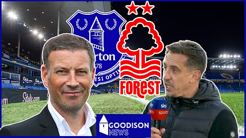 Gary Neville wants a resignation after Everton v Nottingham Forest - Credit Sky Sports via X