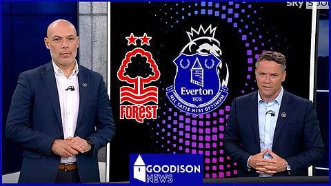 Howard Webb and Michael Owen discussed controversy between Everton and Nottingham Forest.
Credit: Sky Sports