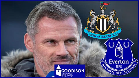 Jamie Carragher has predicted the Newcastle United vs Everton result