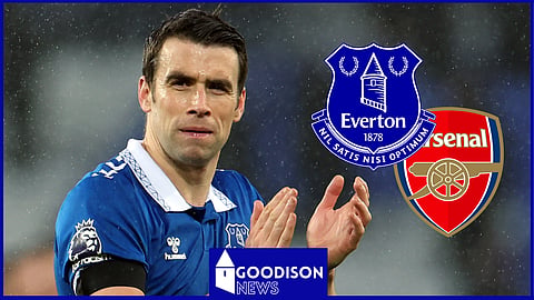 Everton veteran Seamus Coleman started against Arsenal