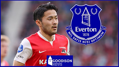 Everton are interested in AZ Alkmaar's Yukinari Sugawara