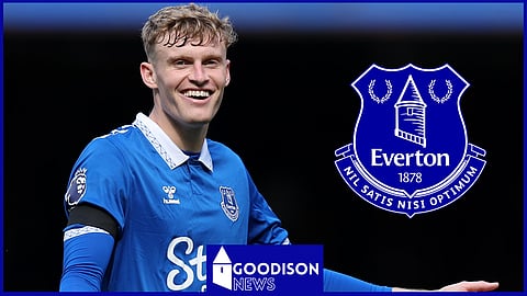 Everton defender Jarrad Branthwaite