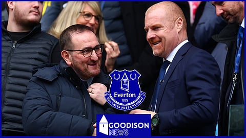 Everton pair Sean Dyche and Kevin Thelwell are working on the transfer window