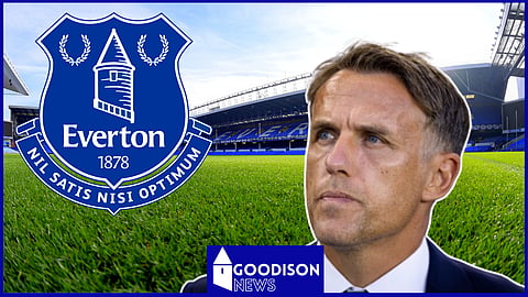 Phil Neville reacts to Everton goodbye message on social media
