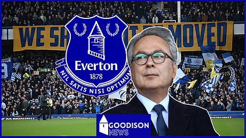 Everton are still currently owned by Farhad Moshiri