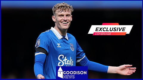 Everton defender Jarrad Branthwaite at Goodison Park