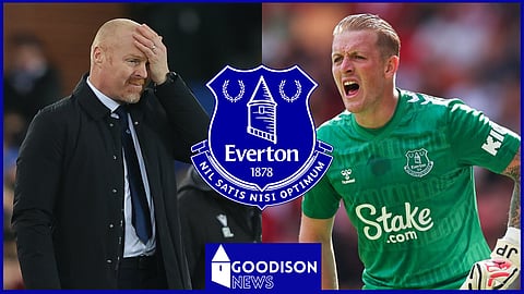 Jordan Pickford has been a regular under Sean Dyche at Everton