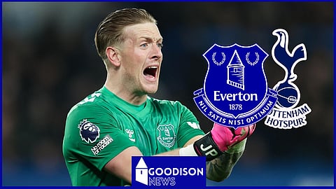 Everton goalkeeper Jordan Pickford
