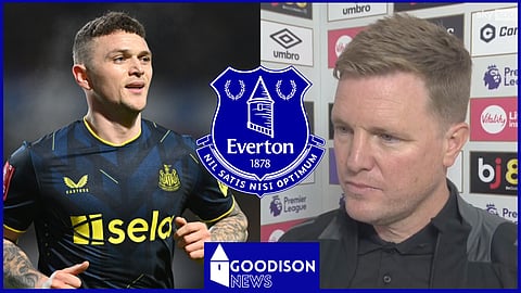 Eddie Howe has shared a Kieran Trippier update amid links with Everton.
Credit: Sky Sports Premier League on X