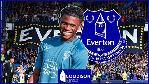 Everton have been linked with a move for Largie Ramazani - Credit Almeria via X