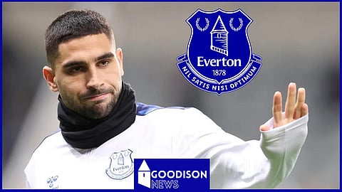 Everton striker Neal Maupay