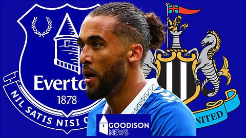 Everton striker Dominic Calvert-Lewin is at risk of being axed v Newcastle