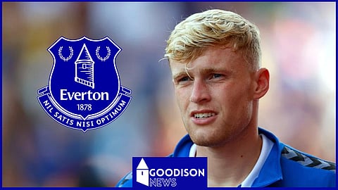 Everton defender Jarrad Branthwaite