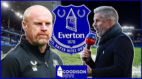 Jamie Carragher commented on Everton boss Sean Dyche