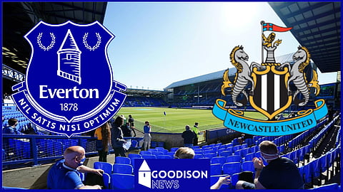 Everton and Newcastle United badges