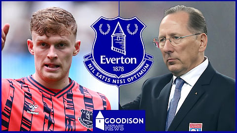 Everton takeover bidder John Textor drops Jarrad Branthwaite price reveal.