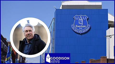 Carlo Ancelotti left Everton in 2021