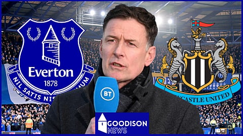 Chris Sutton has predicted the result of Everton v Newcastle United