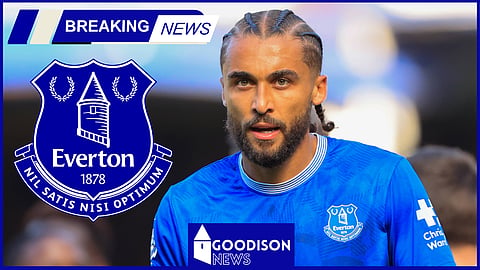 Everton striker Dominic Calvert-Lewin