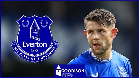 Everton defender James Tarkowski. (Credit: Imago)