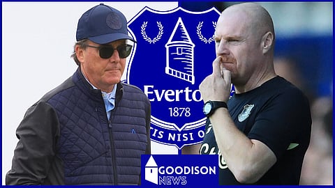 Dan Friedkin and Sean Dyche at Everton (credit: Imago)