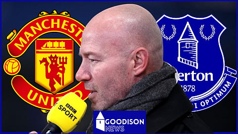 Alan Shearer commented on Man Utd v Everton (Credit: BBC Sport)