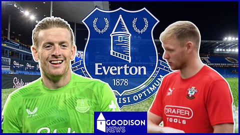 Aaron Ramsdale sends message to Everton star Jordan Pickford. Credit: BBC Sport YouTube / Imago