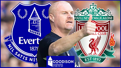 Sean Dyche is preparing his Everton side to face Liverpool (credit: Imago)