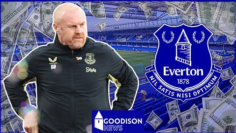 Sean Dyche has been told of Everton's January financial situation. (Credit: Imago)