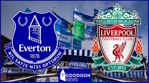 Everton were due to Liverpool in the final Merseyside derby at Goodison Park on Saturday.