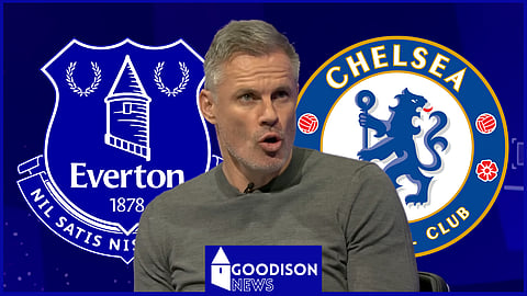 Jamie Carragher has made a prediction ahead of Everton v Chelsea. (Credit: Sky Sports PL YouTube)