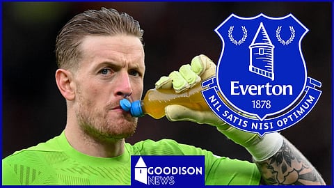 Jordan Pickford, Everton goalkeeper. Credit: Imago