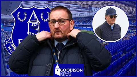 Kevin Thelwell draws up Everton transfer plan. (Credit - Imago)