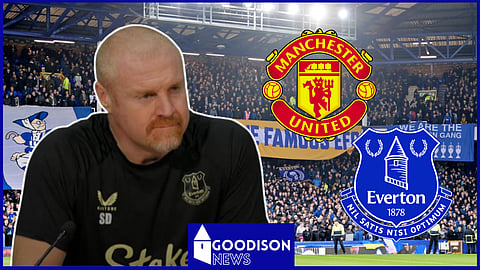 Sean Dyche bashed for Everton comments after Manchester United loss. Credit: Everton YouTube channel