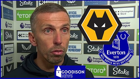 Gary O'Neil reacts to Wolves defeat at Everton. (Credit: MOTD)