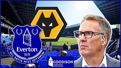 Paul Merson has reacted to Everton v Wolves.
