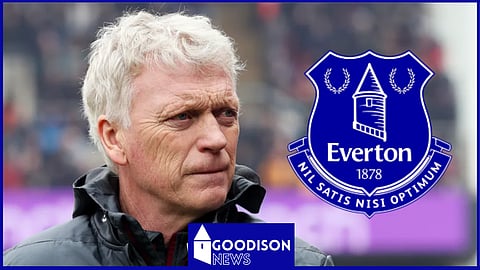 Everton manager, David Moyes (Credit: Imago).