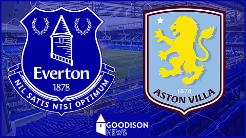 Everton faced Aston Villa at Goodison Park (credit: Imago)