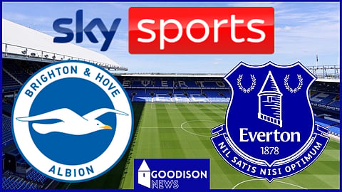 Sky Sports have howler in Brighton v Everton Premier League coverage.