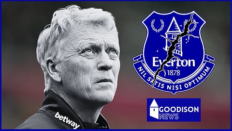 David Moyes started with a defeat on his Everton return (credit: Imago)