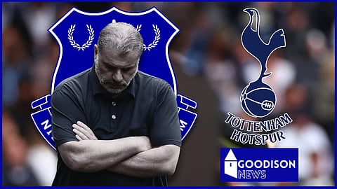Tottenham manager Ange Postecoglou is preparing to face Everton (credit: Imago)