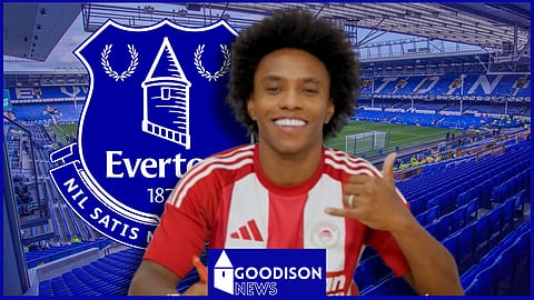Everton are in talks to sign Willian. (Credit - Imago/Olympiacos FC on YouTube)