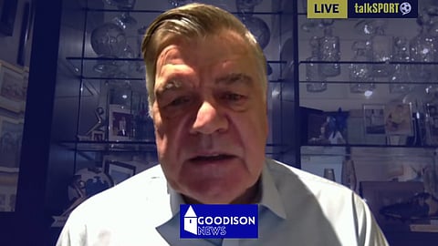 Sam Allardyce speaks on Everton. (Credit: talkSPORT on YouTube)