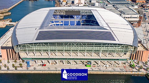 Bramley Moore Dock, the new home of Everton. (Credit: Imago)