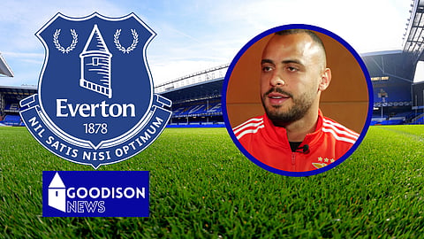 Everton are in talks for a late move for Benfica star Arthur Cabral (Credit: Imago/Benfica on Youtube)