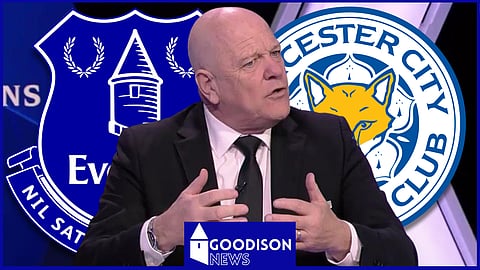 Andy Gray reacted to Everton v Leicester City