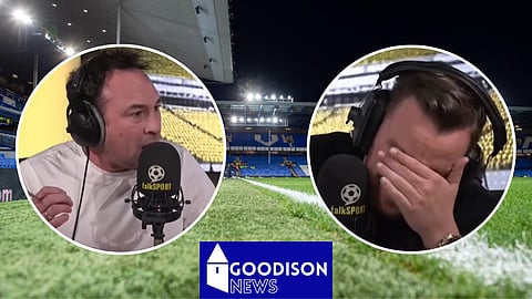 Jason Cundy and Jamie O'Hara clashed over a controversial Everton moment. Credit: talkSPORT